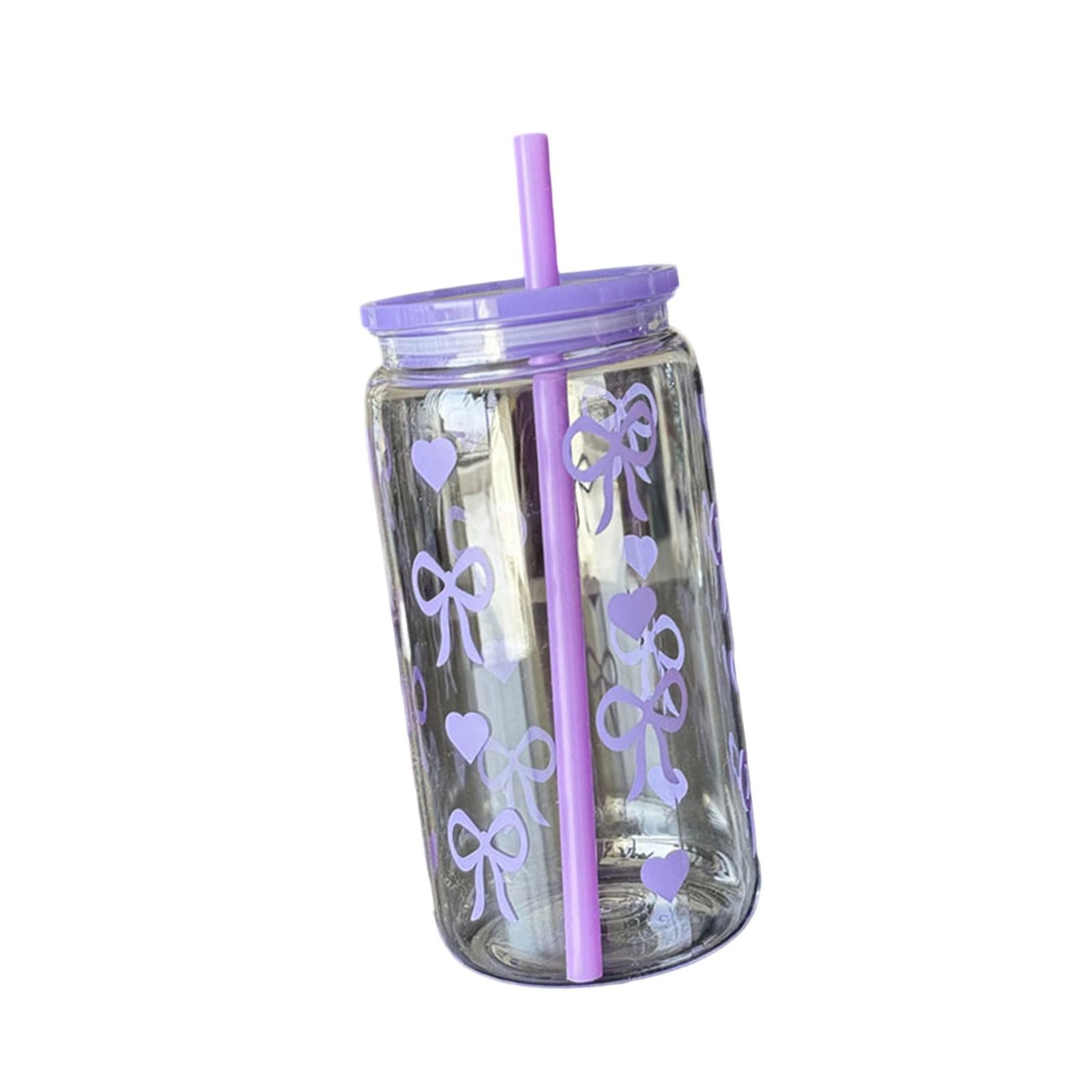 16oz Bownot Cup with Straw for Girls Drinkware Travel Outdoor Kitchen Water Cups Novelty Drinking Cup