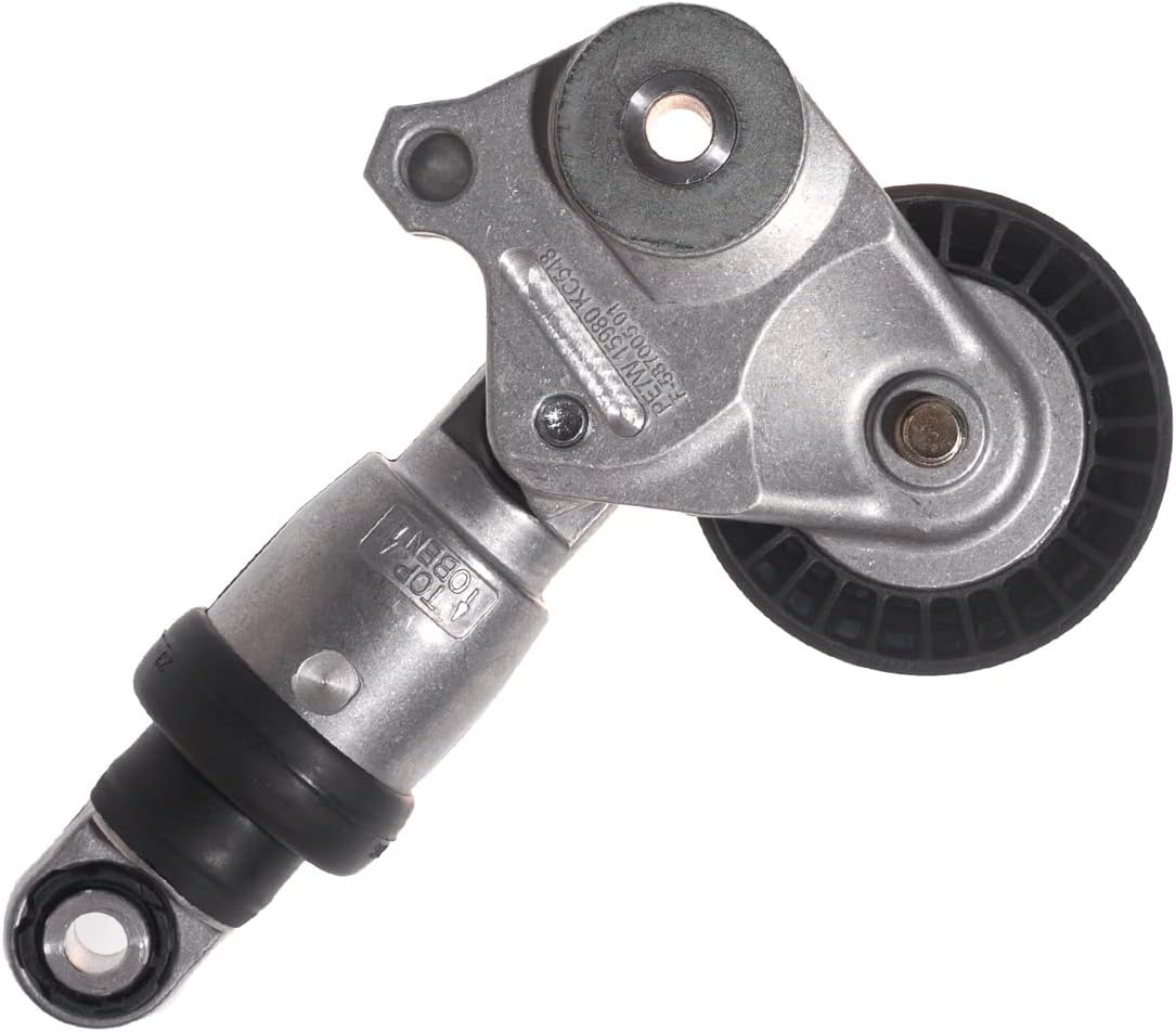 KEYOOG 39390 Drive Belt Tensioner Assembly (For 2.0L 1988cc/2.5L;ENG. DESG:SKYACTIV) Fit For 2012-2021 Ma-zda 3 [14-21 Ma-zda 6 CX-5] 16-21 CX-3 CX-9 MX-5 Miata [20-21 CX-30] (OE# PE03-15-980B)