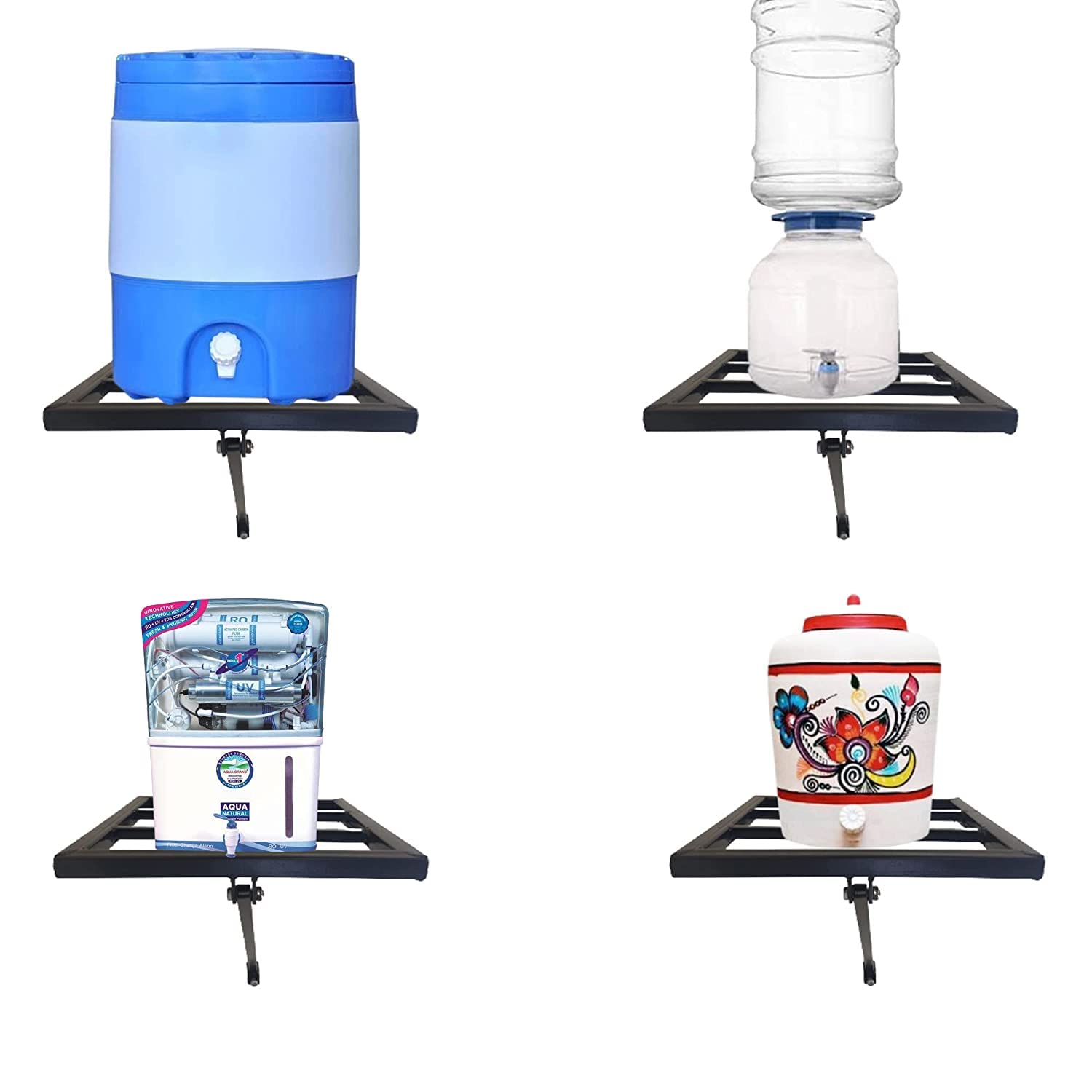 A to Z Hub Pack of 1 Multipurpose Stand, Water Filter Stand,Water Filter Stand for Kitchen,Water Dispencer Stand,Water Stand for Can,Water Filter Stand for Wall,Water Filter Stand for Wall aquaguard