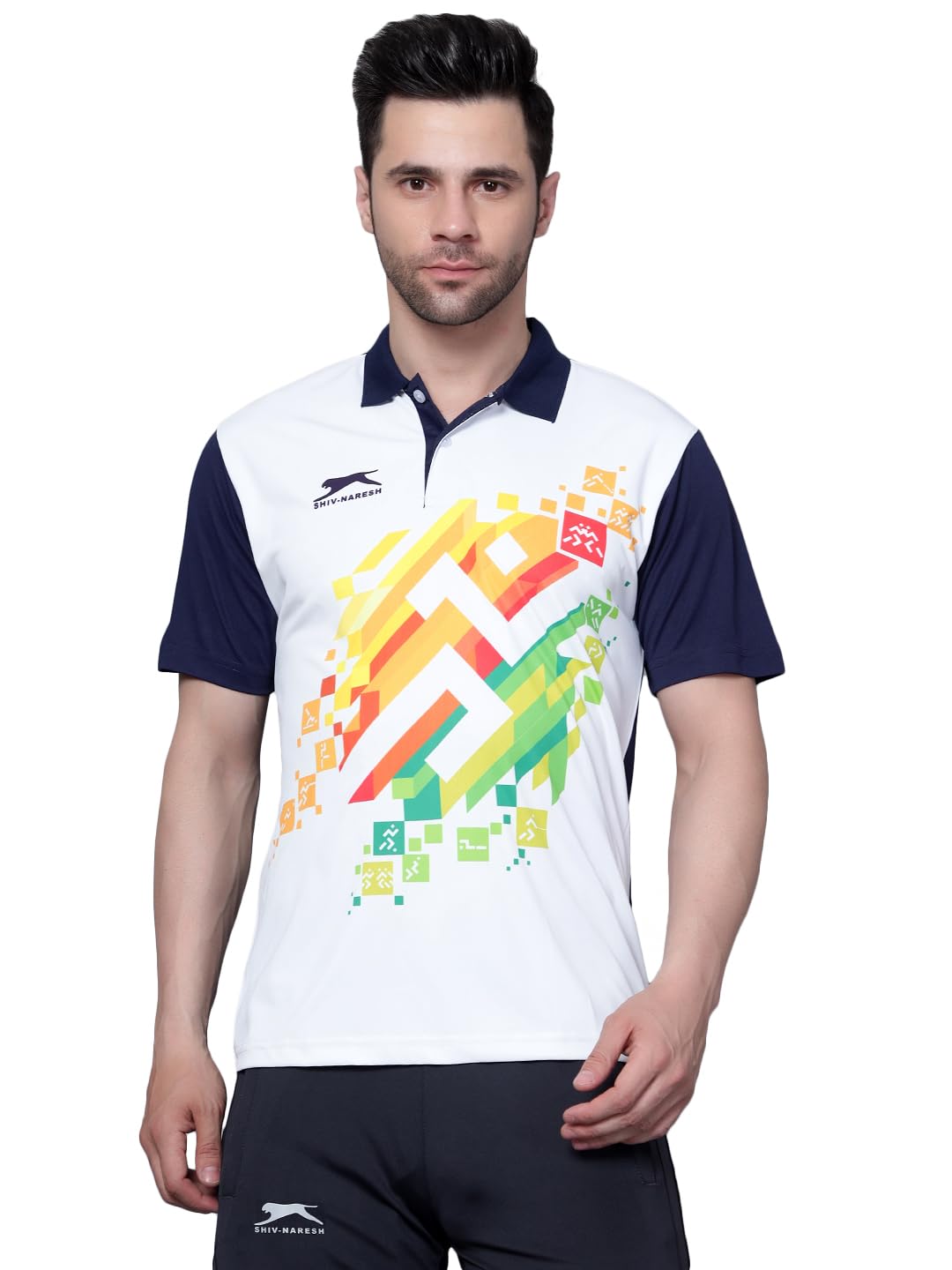 SHIV NARESH Men’s Polyester Regular Fit T-Shirt SHIV NARESH Men’s Polyester Regular Fit T-Shirt