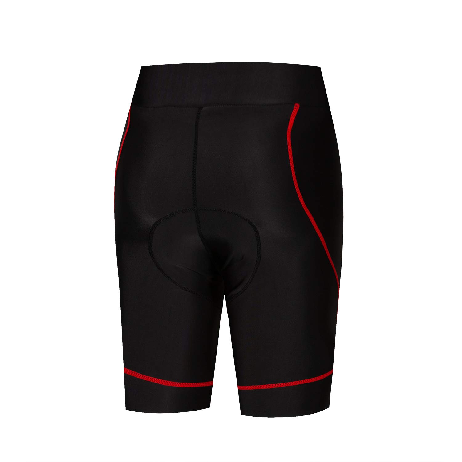 Weimostar Cycling Shorts Women Gel Padded Bicycle Riding Pants Bike Biking Clothes Cycle Wear Tights Red Black Size M