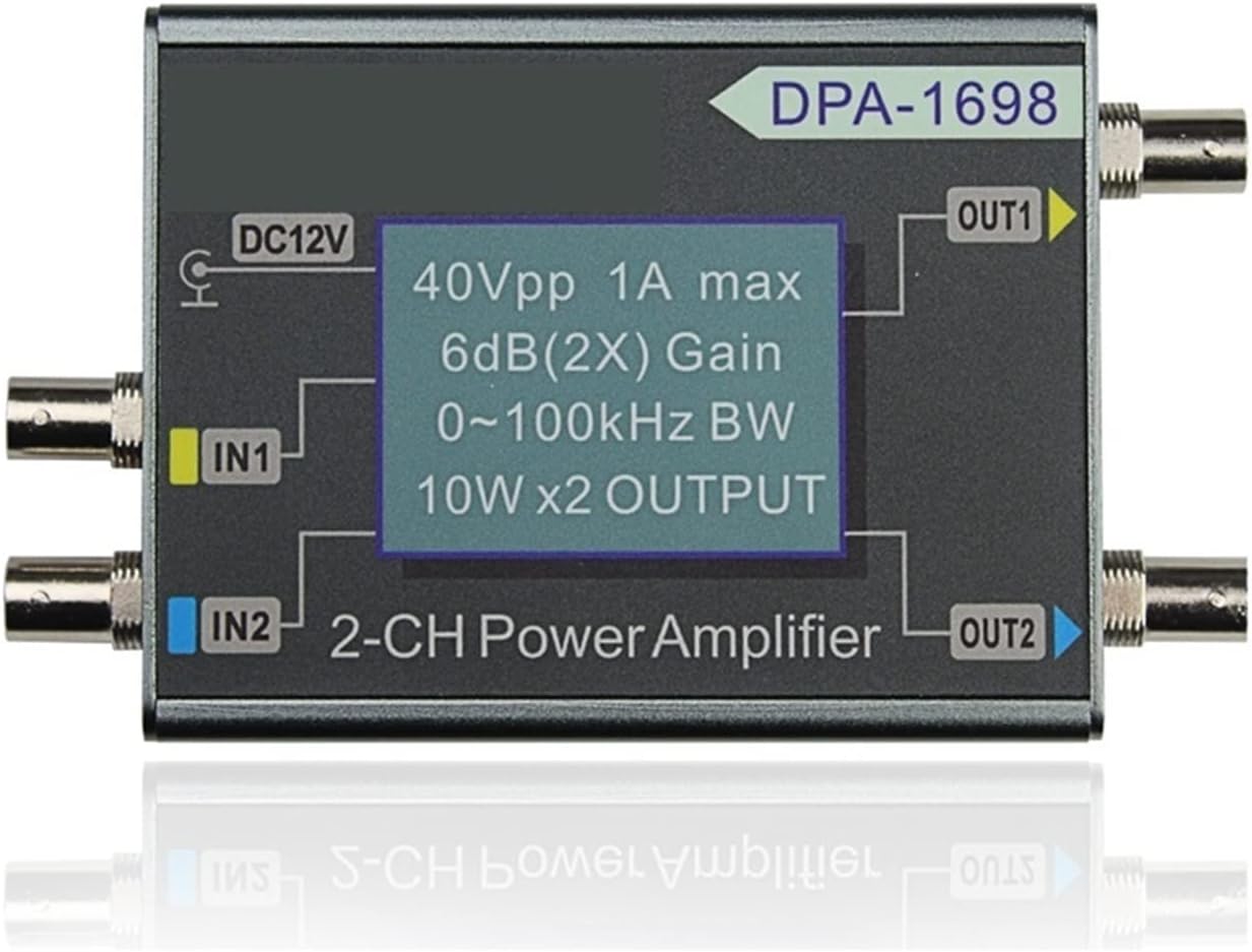 DDS Function Signal Generator High Power Dual Channel Power Amplifier DC Power Amplifier 40V Digital Control