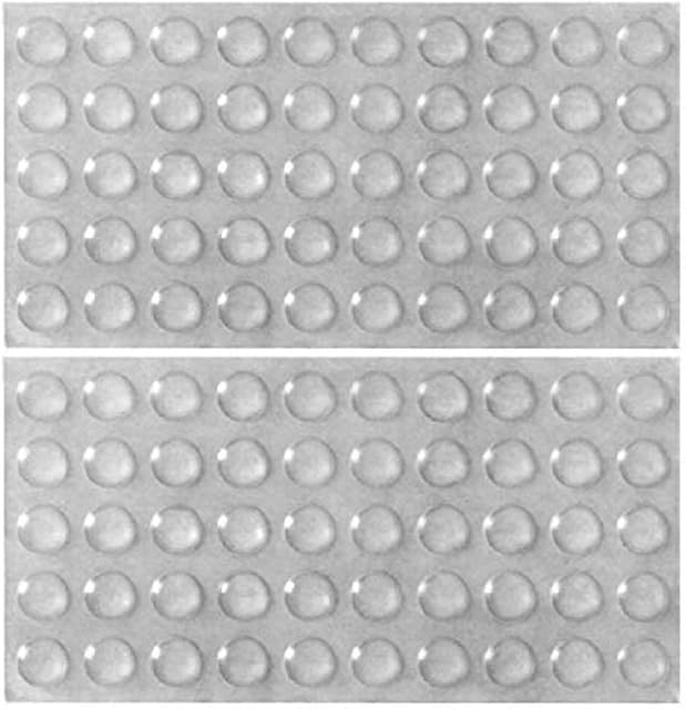 x100 Soft Close Cupboard Door Buffer Rubber FEET Pads Adhesive Bumper Cushion 10mm