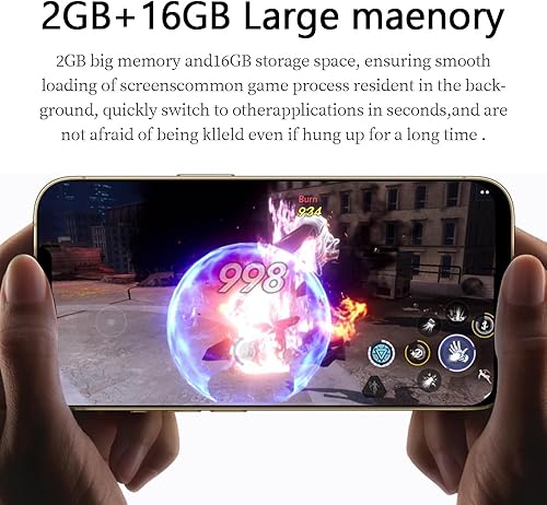 Miniatura 6 de Teléfono celular desbloqueado de 6.7 pulgadas IP14pro 2 GB +16 GBSD128 GB Straight Talk y Dual Sim Boost teléfonos inteligentes para Android10.0