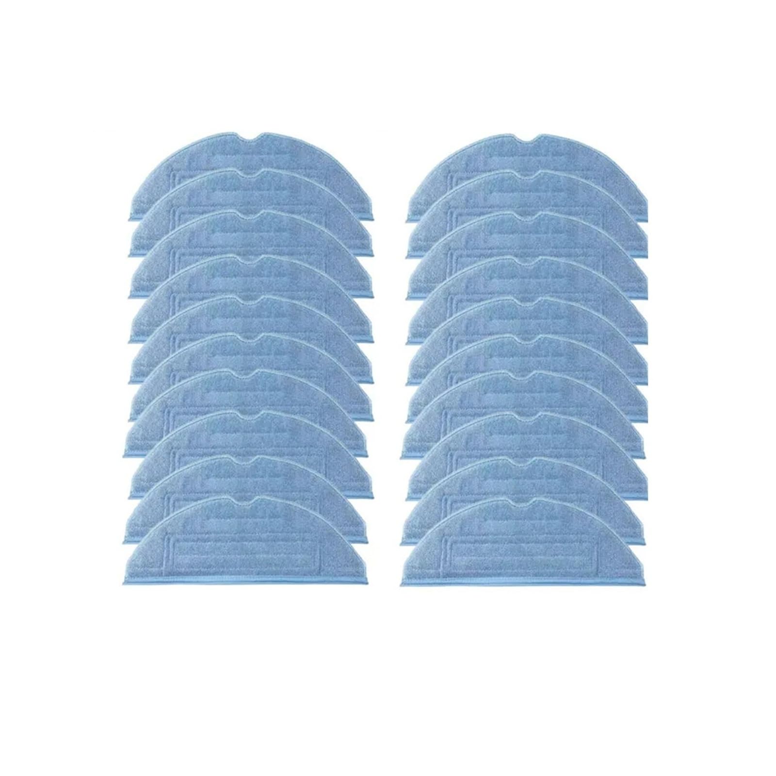 VIXWDRUTY Compatible For Roborock，S7 Max S7 Maxv T7Splus Vacuum Robot Replaceable Mop Cleaning Cloth Accessories(20pcs)