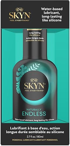 Miniatura 7 de SKYN - Lubricante personal naturalmente interminable 2.7 oz Lubricante a base de agua para hombres, mujeres y parejas, seguro con condones de