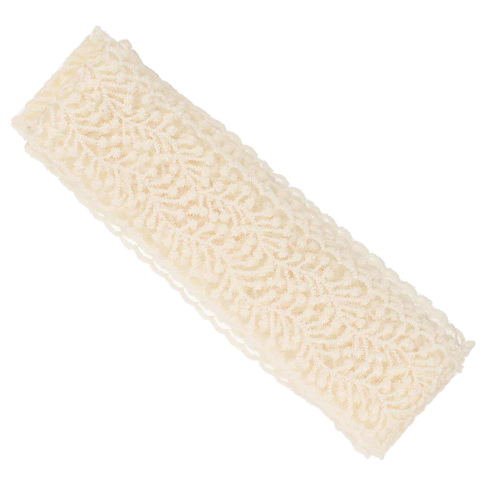 STOBOK 3rollos Cinta De Encaje Para Manualidades y Accesorios De Pelo Metros De Ribete De Encaje Bordado Para Ropa y Decoración Material Para Crear Diademas y Adornos