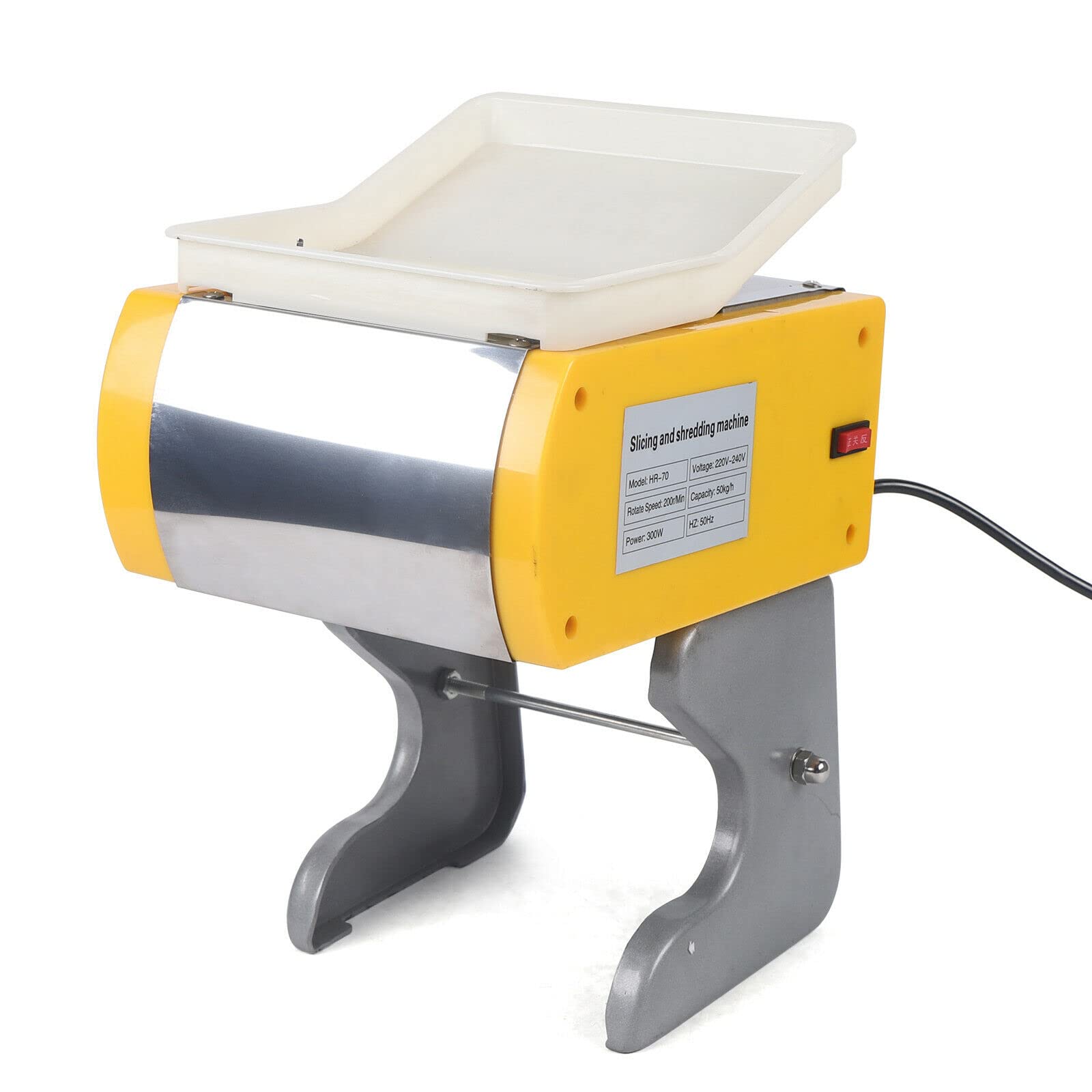 Affettatrice elettrica, 300 W, 50 kg/H, professionale, per verdure e fette di carne