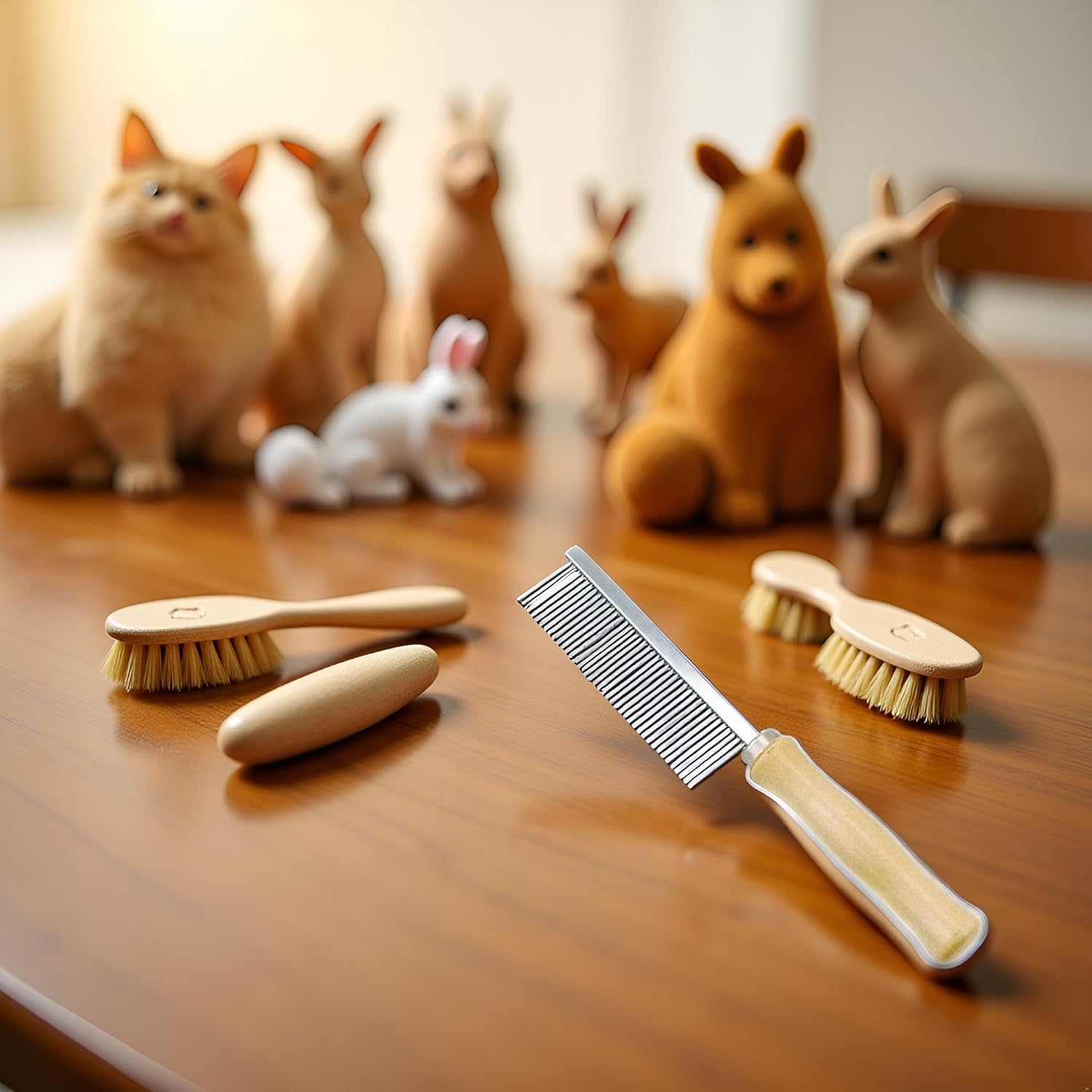 Silver Dog and Cat Combs For Grooming Long Haired Cats and Dogs - Image 2
