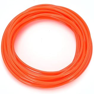 Pneumatic Tubing Orange 5/16 inch or 8mm OD 5mm ID PU Air hose Pipe Tube 39.4ft/12 Meter for Air Line or Fluid Transfer