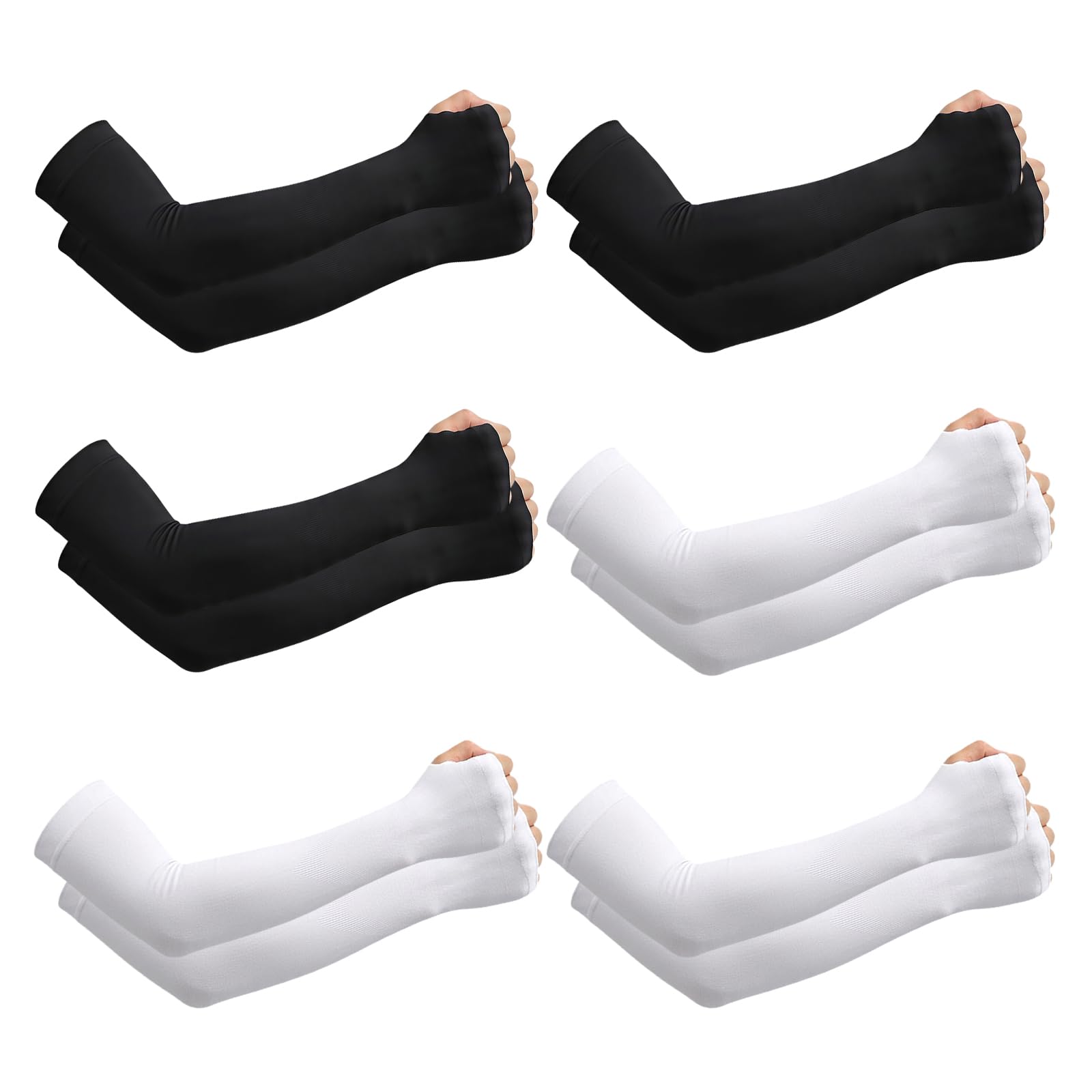 Manchettes de Bras pour Hommes et Femmes, Protection Anti-UV, Couverture de Tatouage, Sensation de Fraîcheur, Manchons de Sport de Compression