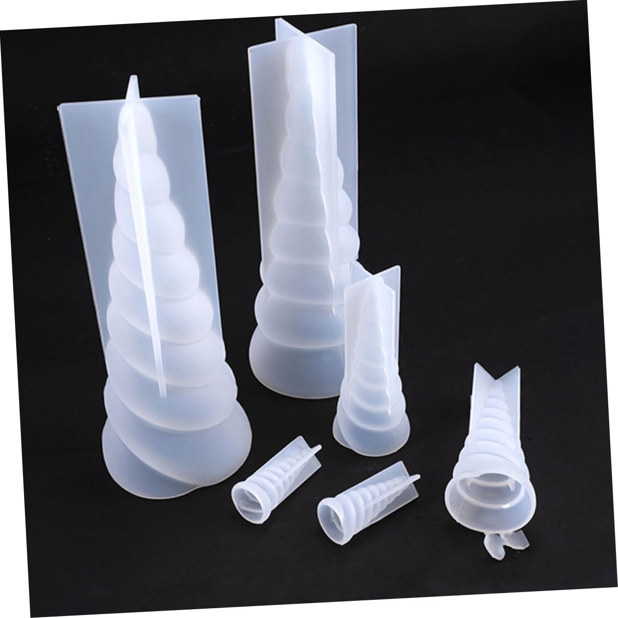 VILLCASE 9pièces Silicone pour Hornes De Licorne Moules Époxy pour Décorations Artisanales Et Garçon Fille
