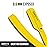 GRAVITY RAZORS Professional Straight Razor Kit - Minimal Exposure, Includes 10 Premium Blades, 0.5mm Exposed, Yellow