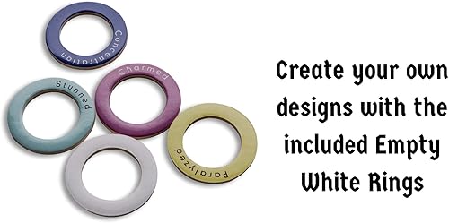 Miniatura 4 de Hexers Marcadores de estado RPG, seguimiento de condiciones, efectos de hechizos con anillos simples, compatibles con Dungeons and Dragons D&D DND