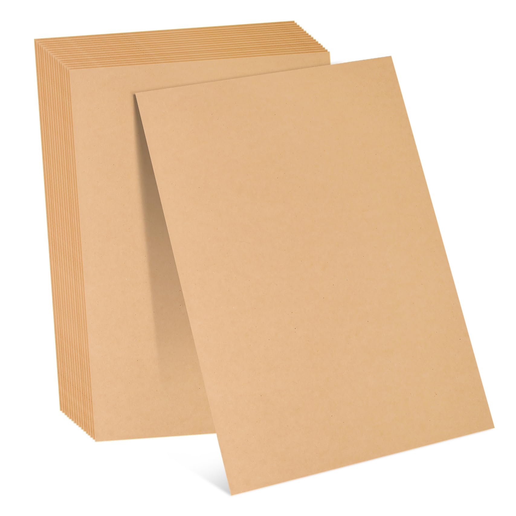 CLISPEED Cartoncino Kraft A4 per Lavori Artigianali Carta Spessa per e Scrapbooking Materiale Resistente per Creazioni Te
