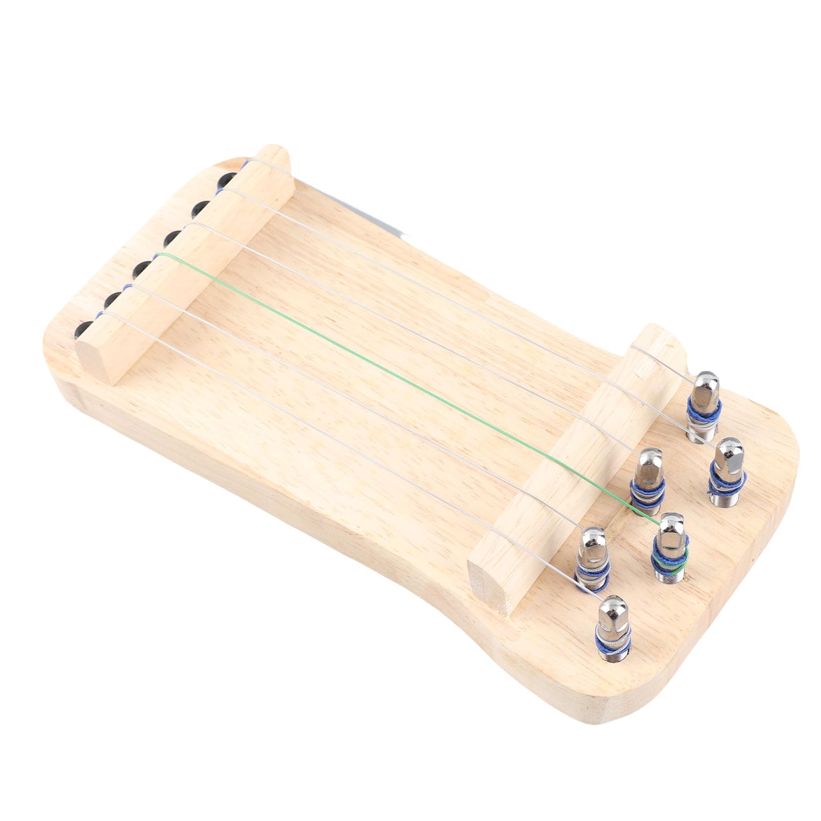 Mini outil d'entraînement Guzheng à 6 cordes avec sac de rangement inclus pour l'entraînement technique de la main droite, se familiariser avec le doigté, entraîneur de