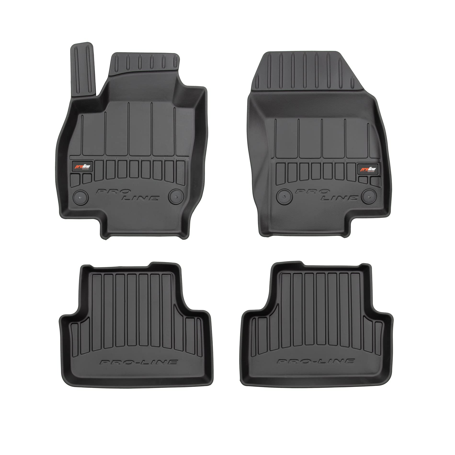 FROGUM ProLine 3D Esclusivi Tappetini auto in gomma su misura per Volkswagen T-Cross dal 2018 I I bordi più alti