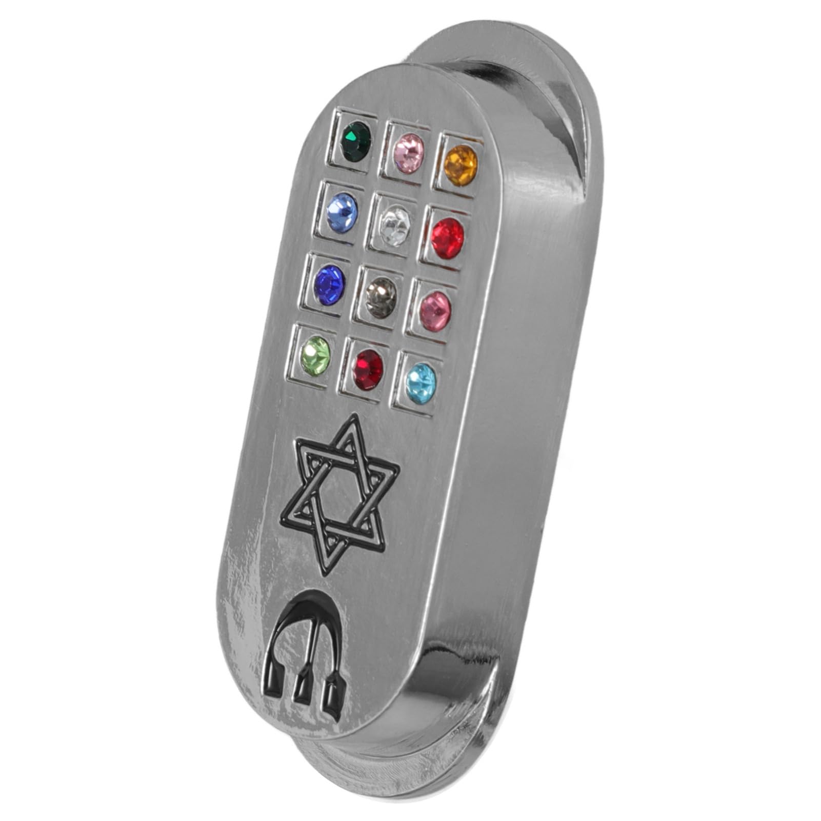 Garneck Collection Item Peace Offering Prayer Metal Mezuzah Scroll Classic Mezuzah Decorative Religious Car Mezuzah