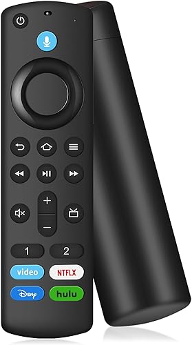 Control remoto de voz de repuesto aplicable para Fire AMZ Smart TV Stick (23 generación), cubos de televisores (123 generación), TV Stick (4K4K