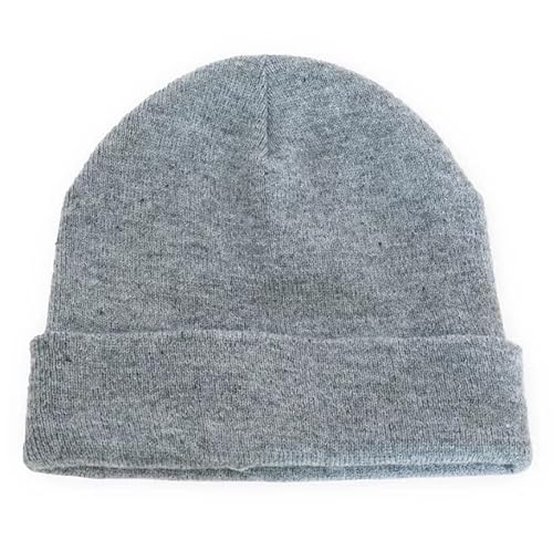 Gorro de malha EMF 5G Safe Clothing Shielding - Tecido revestido de prata, tamanho único, Cinza, Tam