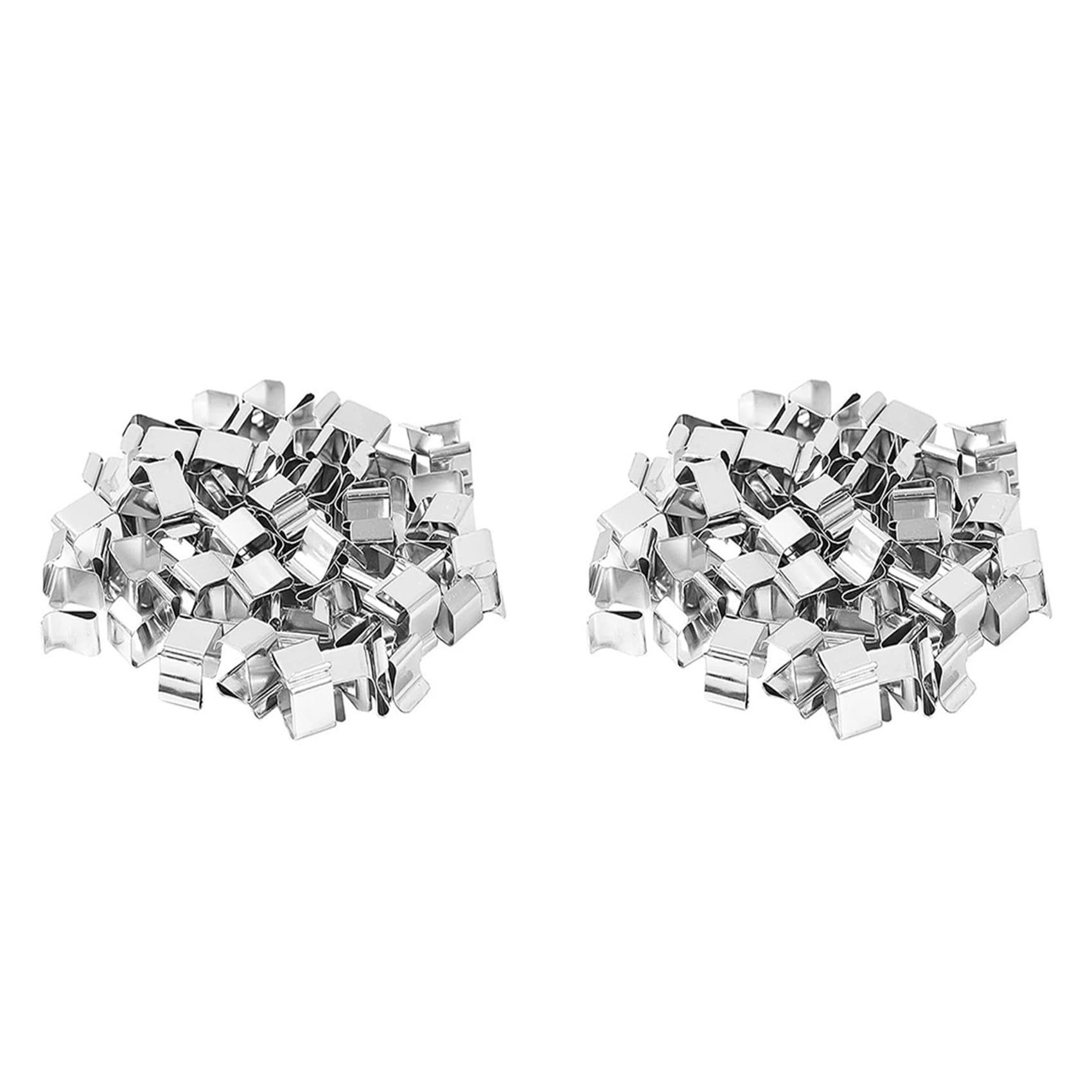 CTRLZS 100PCS Gutter Clips for Hanging Outdoor Lights Christmas Light Clips for Outside String Lights Weatherproof Gutter Clips