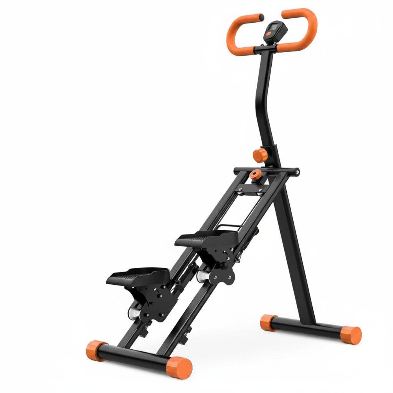 Stair Workout Machine Indoor Use Home Stair Stepper Quiet Foldable Climbing Orange Black Upgraded-picture-26