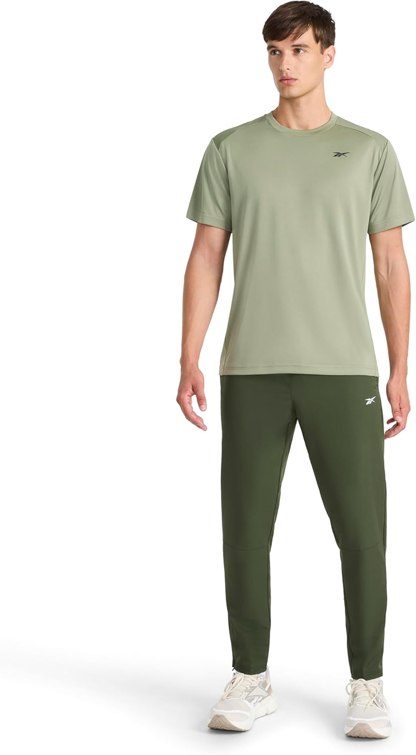 Reebok Mens Dominator Pant, Standard Fit, 30” Inseam, Lightweight Stretch Poly Fabric - Image 3