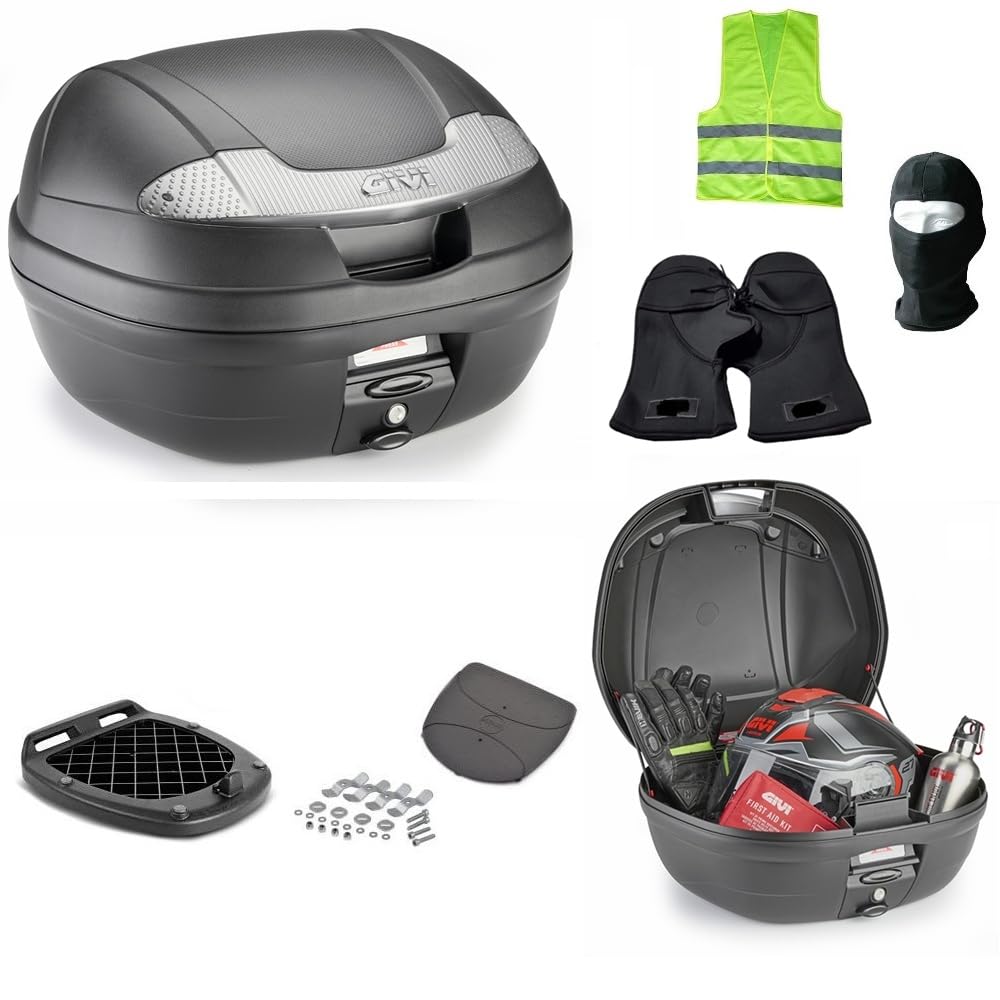 Coffre de moto 34L TOPCASE E340 compatible avec la Scorpa TY S175F - 8