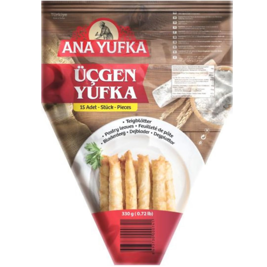 Ana Teigblätter dreieckig Täglich frischer Teig - Frisches Gebäck, Teigblätter Filoteig 330 Gramm mit Pufai Grocery