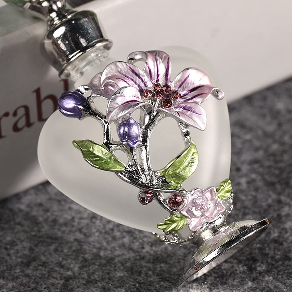 装飾的な香水 ボトル Amazon.co.jp: アンティーク香水の飾り瓶 10mlハート型蘭香水瓶