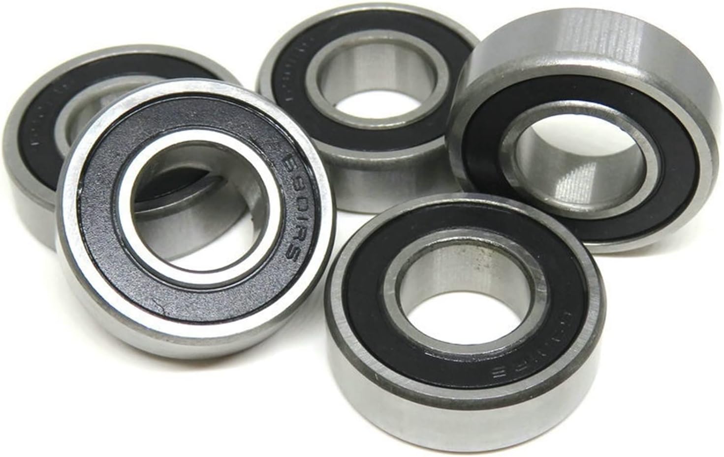 LANGshaw 2Pcs 12268 2RS 12x26x8 mm Non-Standard 6901 RS Bearings MR12268 RS 12268RS 12 * 26 * 8 mm Bicycle Bottom Bracket & Hub Bearing Leisurely (Color : Silver)