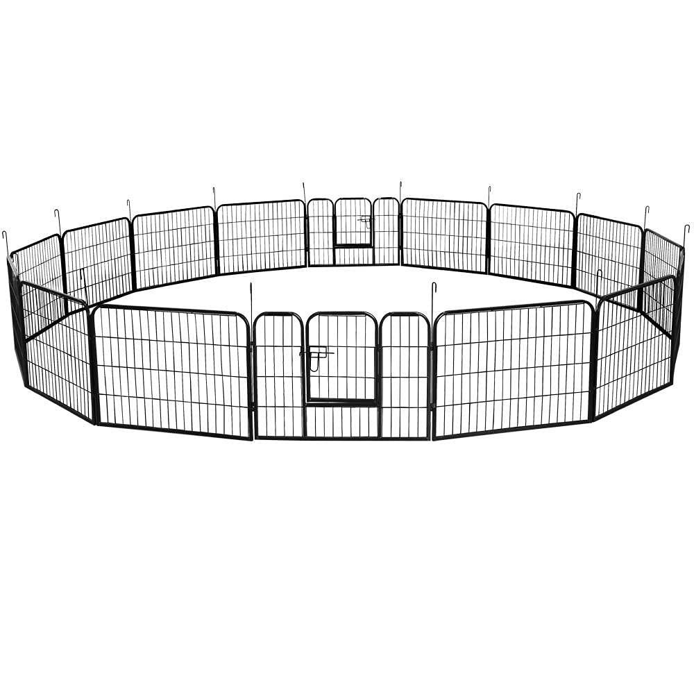 Buy Yaheetech Dog Pens Outdoor, 16 Panels 24 inch Height x 32 inch