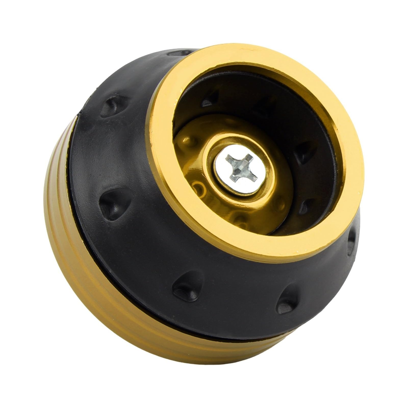 DGHBNP Frame Sliders Motorcycle Front Fork Protection Cups Universal Parts Front Fork Slider Falling Protection Frame Slider(Golden)