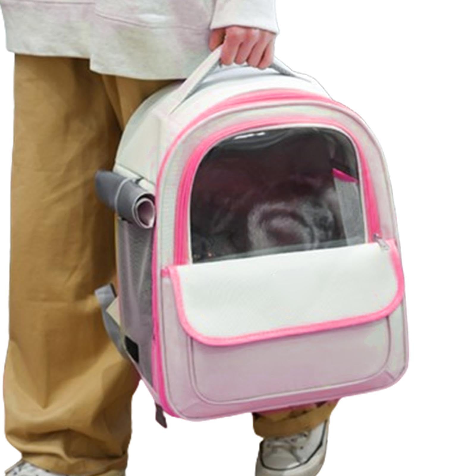 Trasportini per animali con zaino a bolle, Borsa per zaino per gatti Zaino | Zaino portaoggetti Spazioso, confortevole e leggero, trasportino per cani di piccola