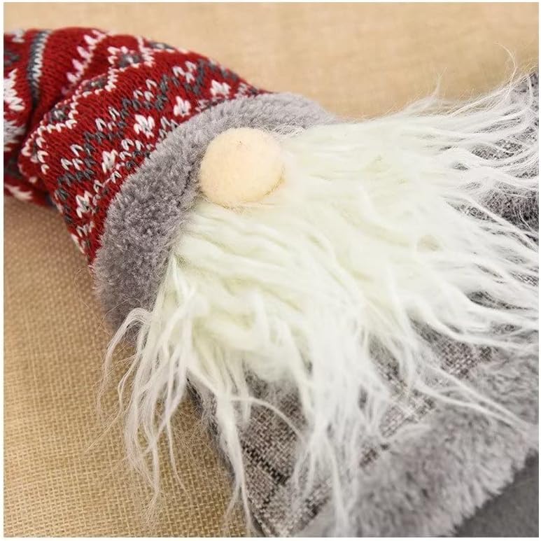 JUNENTER 2個パック クリスマスカーテンタイバックバックル グレーノームカーテンホルダー クリスマスオーナメントセット 寝室