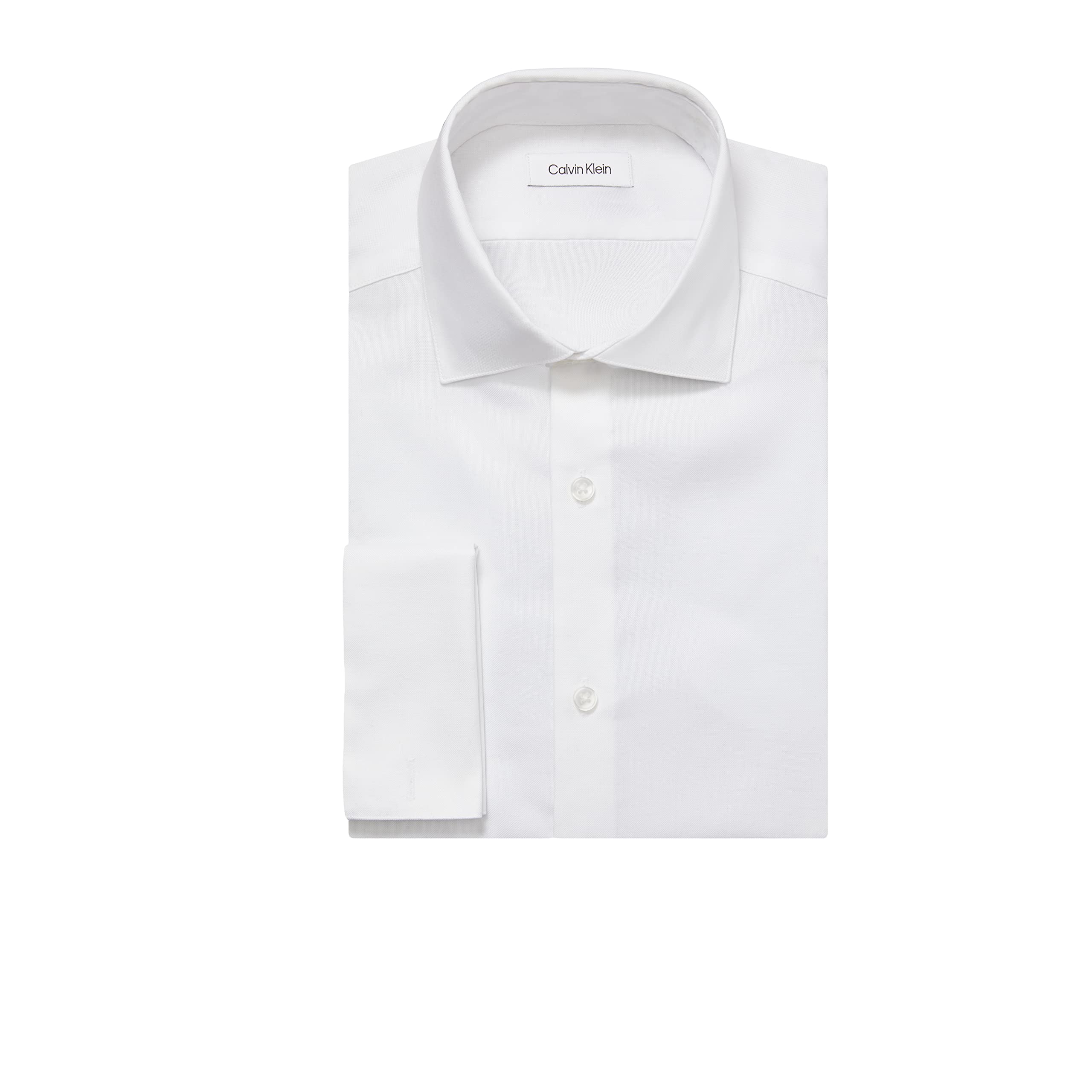 ck dress shirts Calvin Klein Men's Slim Fit Non Iron Solid, Black, 14" Neck 32"-33" Sleeve : Clothing, Shoes & Jewelry iron fabric for ultimate comfort and consistent wear Calvin Klein - Brandclub -