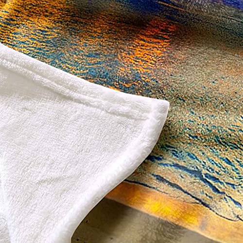 Couverture sofa 3D anti-froid en microfibre douce toutes saisons