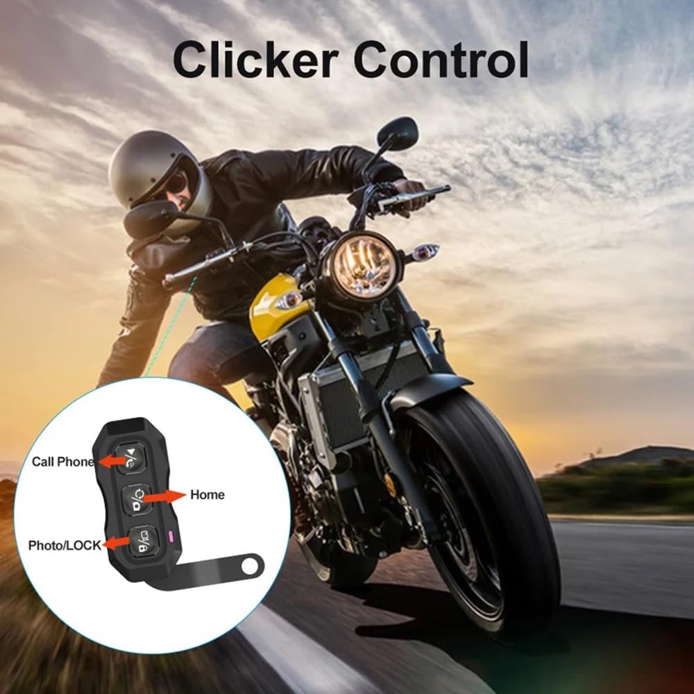 Ekran Carplay Motocykla O Przekątnej 6,25 Cala, Moto TPMS, Nagrywanie