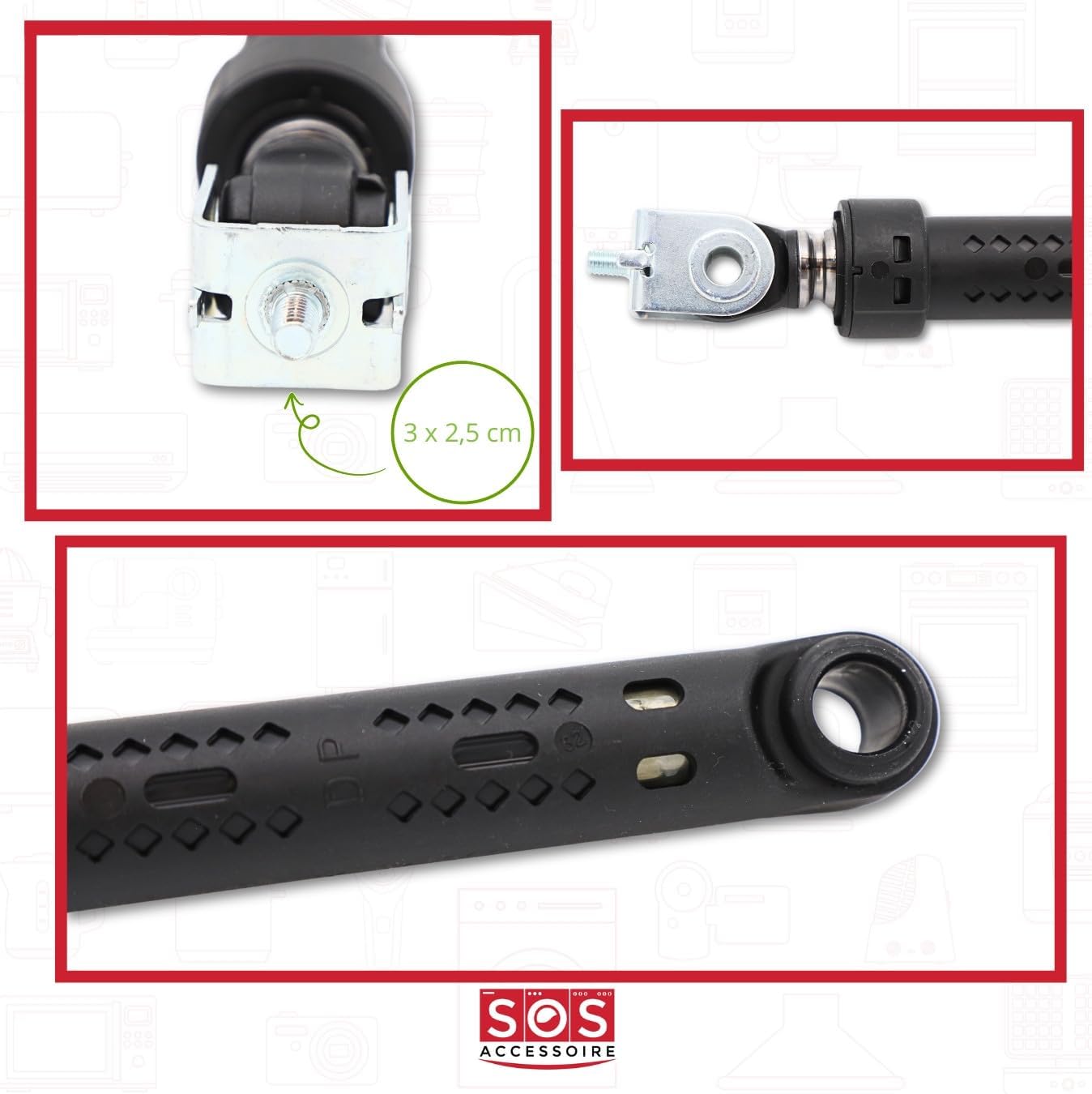 Shock Absorbers Kit for Indesit Washing Machine – C00309597