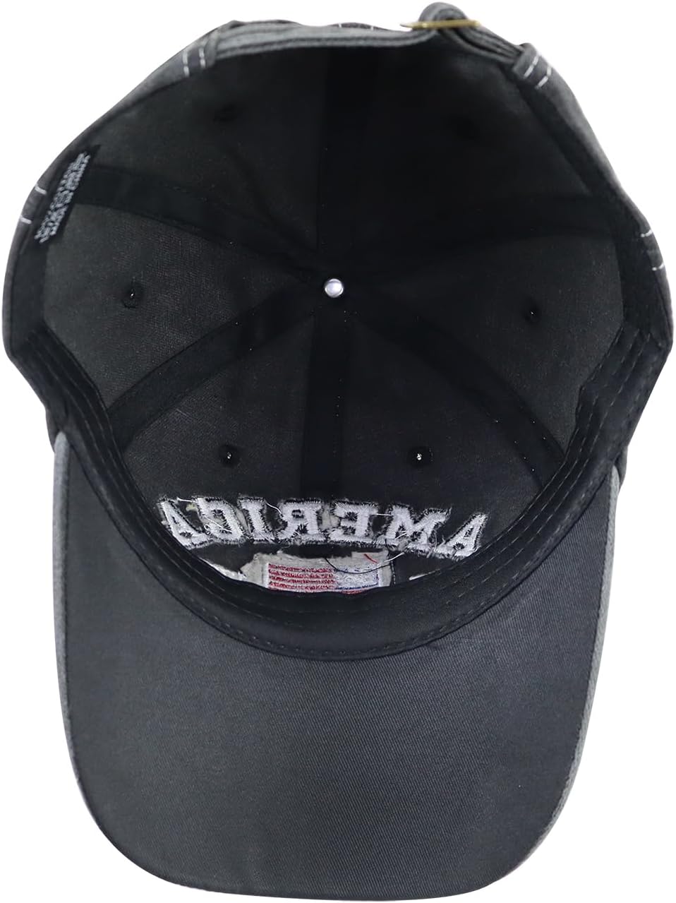 XacaYuerp America Flag EST 1776 Hat for Men Women, Funny Adjustable Cotton Embroidered USA Flag Patriotic Baseball Cap - Image 6