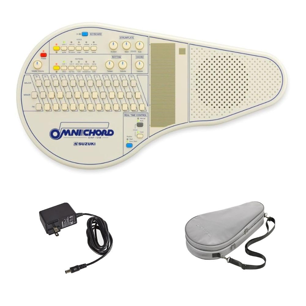 Amazon.com: Suzuki OM-108 Omnichord Bundle with Suzuki Omnichord A