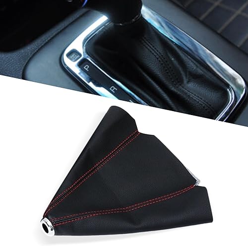 1 cubierta antipolvo para palanca de cambios de automóvil, cubierta de cuero para palanca de cambios de coche, cubierta de palanca de cambios de