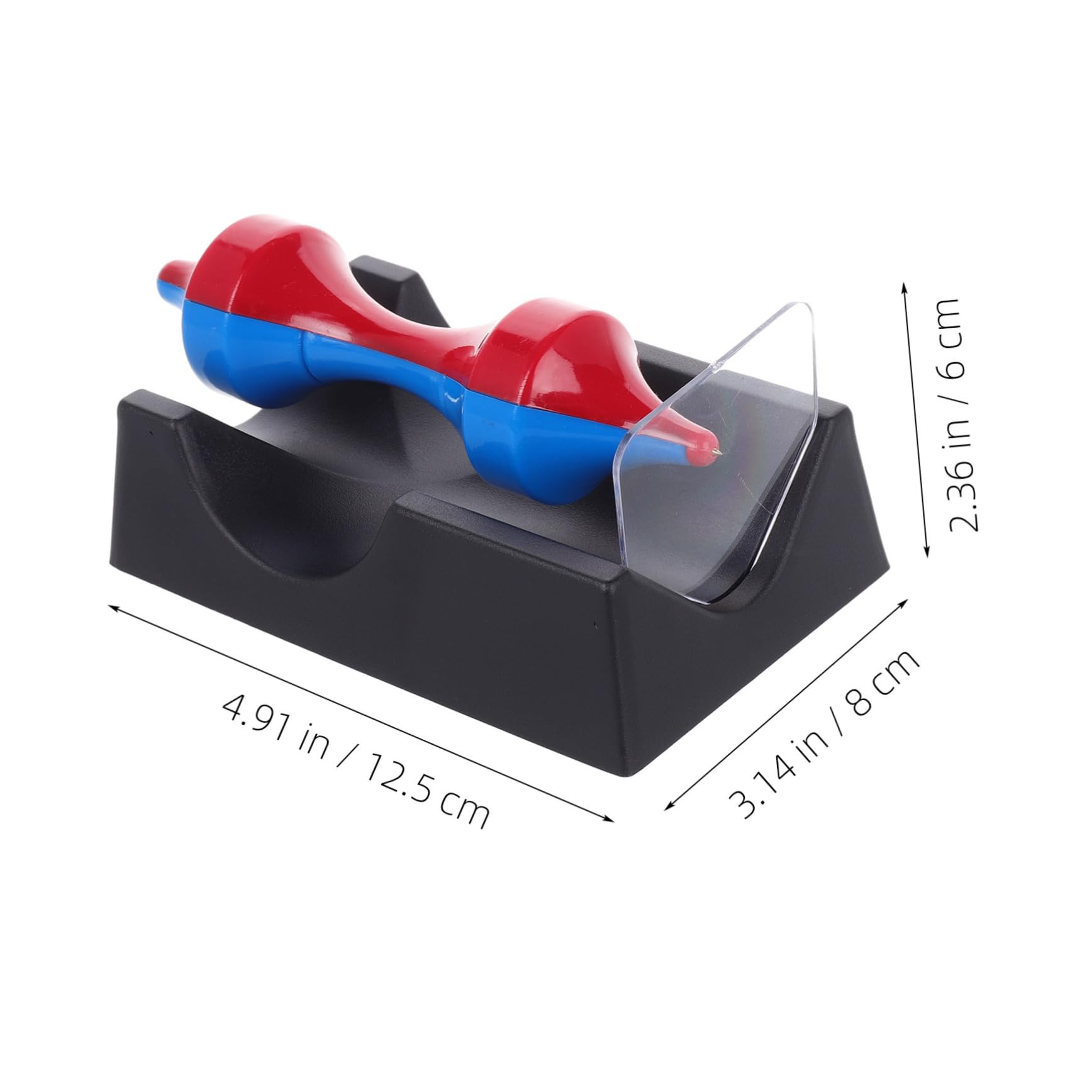 Toddmomy Spinning Top Rotating Gyroscope Desktop Physics Fidget Iron Plastic Craft