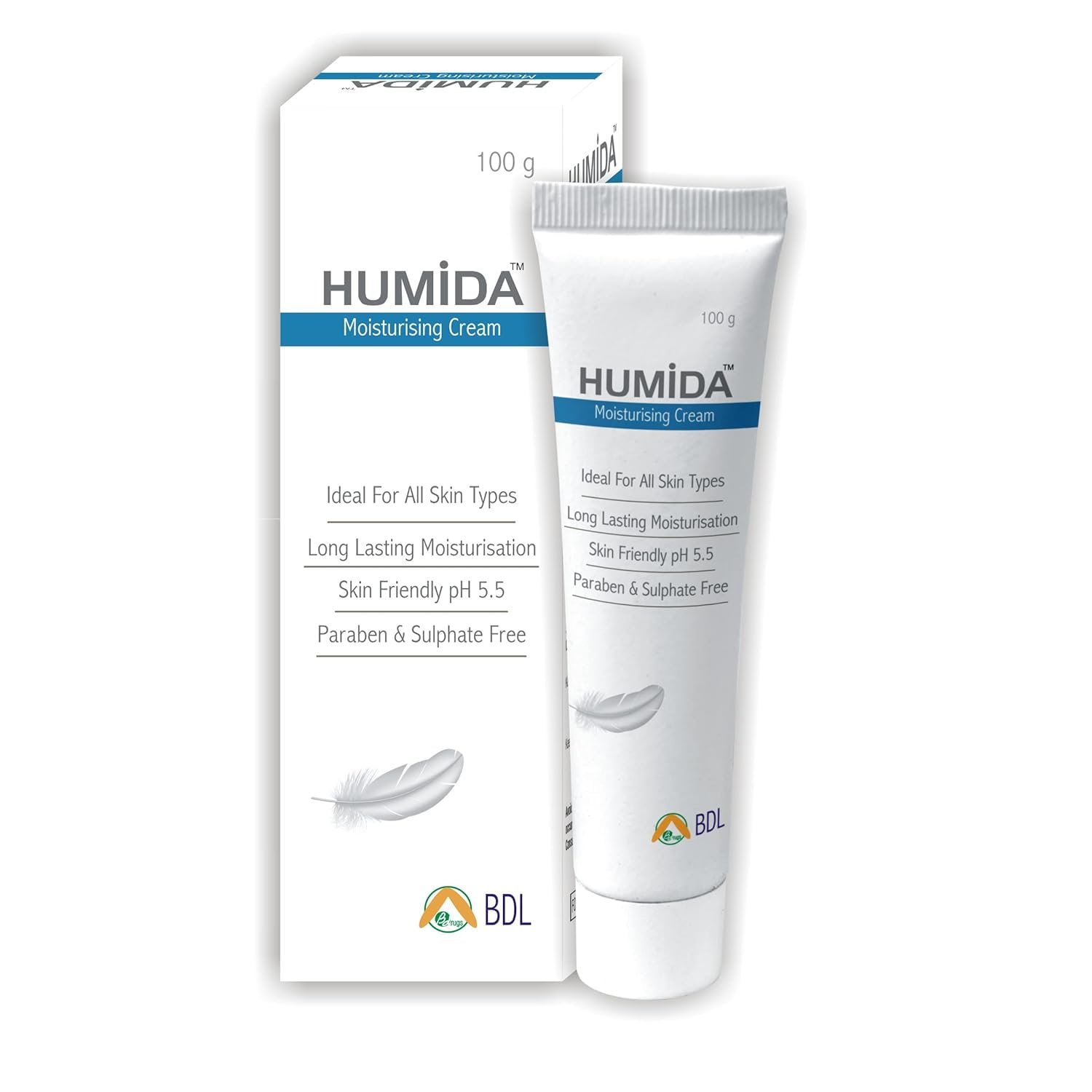 HUMIDA Moisturising Cream, 100g, For All Skin Types, Long Lasting, pH 5.5, Paraben & Sulphate Free - Review, Price and Buying Guide
