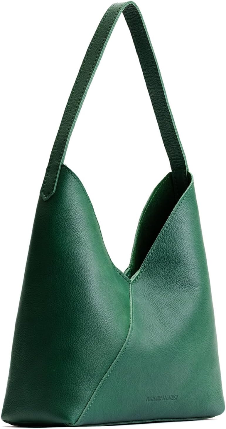 Portland Leather Goods Naomi Shoulder Bag – Handmade Slouchy Bag with Adjustable Crossbody Strap & Secure Magnetic Closure - Image 3
