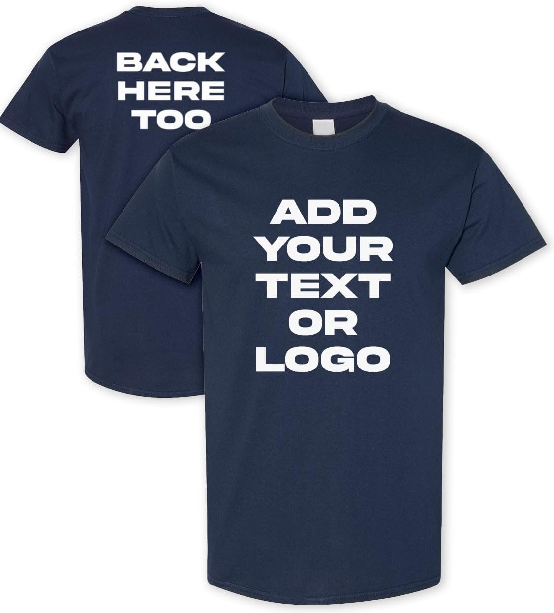 Kolossus Customizable Short Sleeve Shirts Unisex, Personalized t Shirts with Logo, Photo or Text.