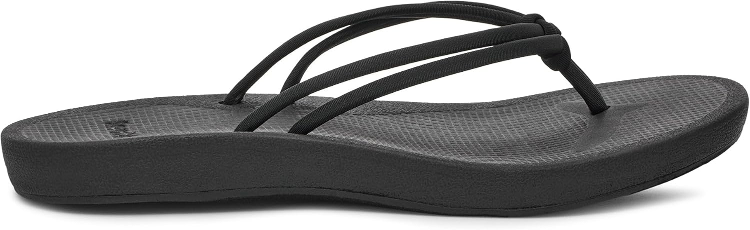 Sanuk Womens Cosmic Sands | Water Resistant Flip Flops for Women | EVA Footbed With Arch Support | Women's Beach Sandals - Image 2