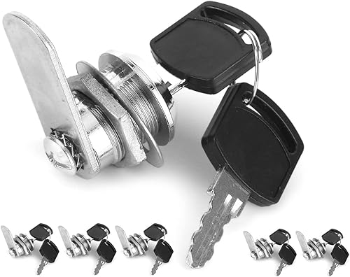 Miniatura 2 de La leva de gabinete se bloquea con llave igual 1-18 pulgadas, dos caras, 1.181in, cerraduras de leva de cilindro de 1-18 pulgadas, cajón de