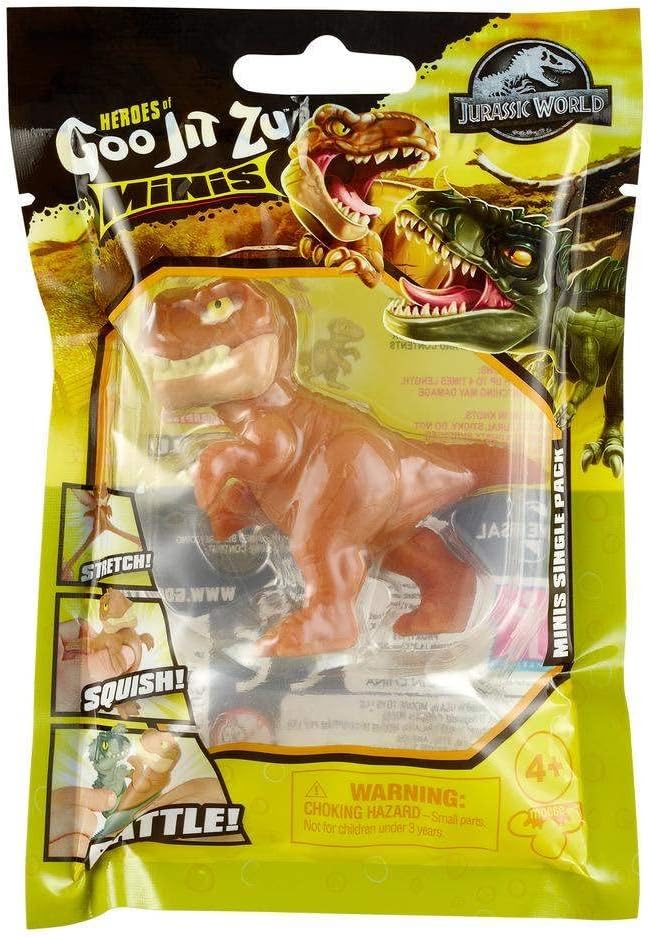 Goo JIT Zu Dinosaurs Jurassic World Minis 8 Assorted Dinosaurs