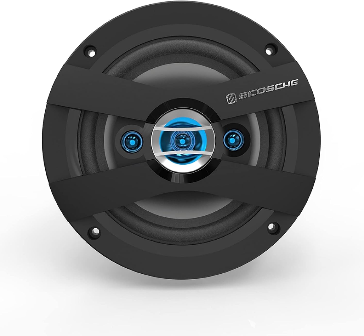 Amazon Crazy 🔥 Deals Scosche HD6504 4-Way 6.5 HD Multi-Fit Frame Design Speaker Set with 200 Watts Peak/50 Watts RMS Per Speaker